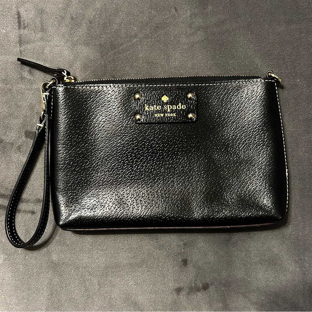 Kate Spade Black Wristlet